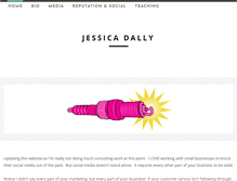 Tablet Screenshot of jessicadally.com